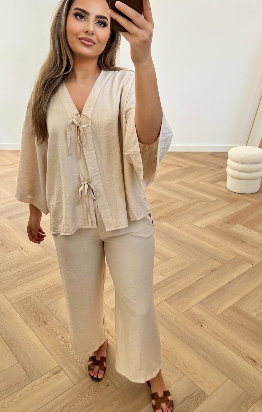 Strik co-ord set - beige