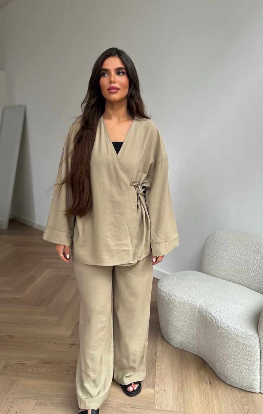 Sara set taupe