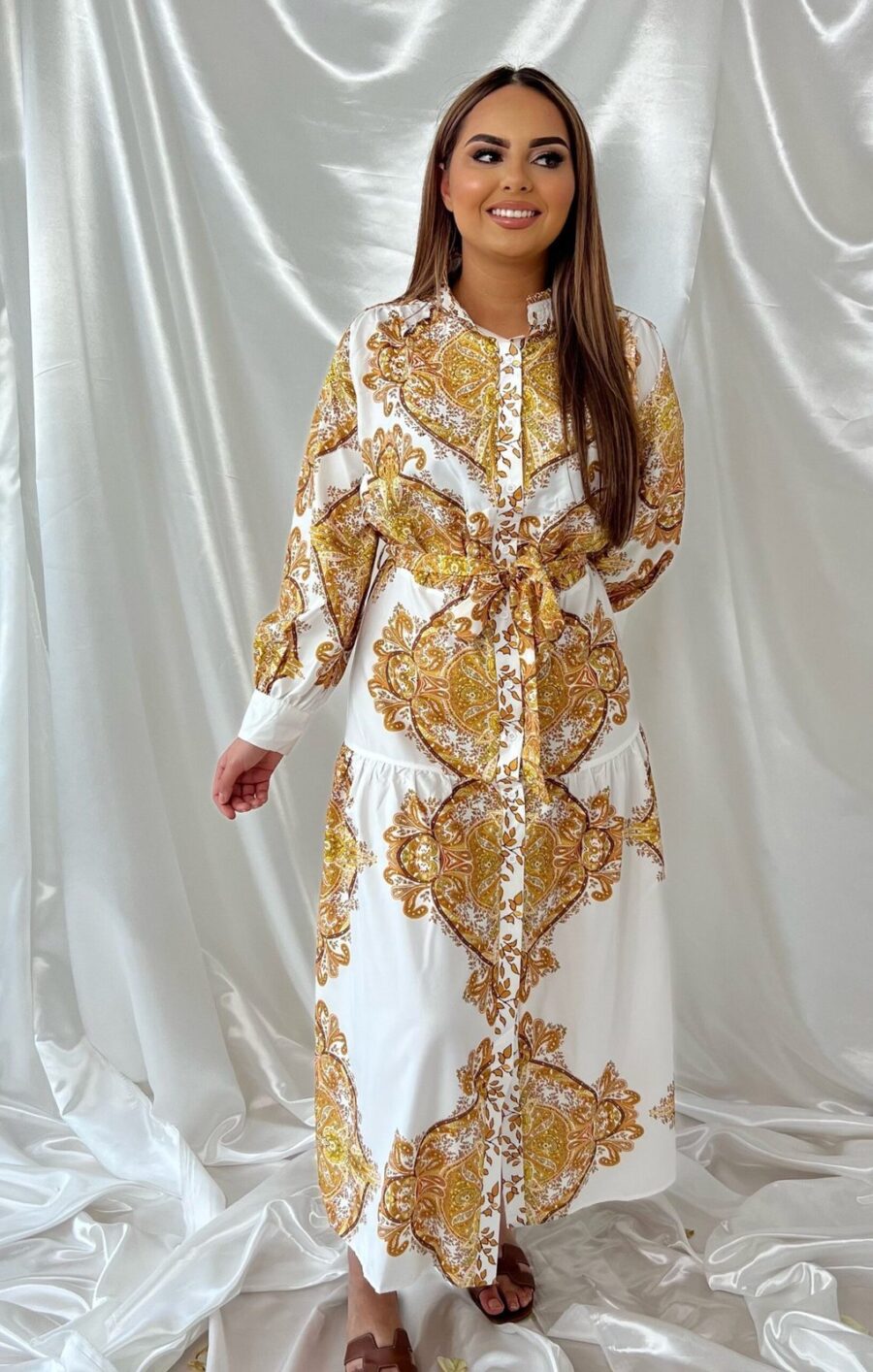 Sandstorm dress - golden