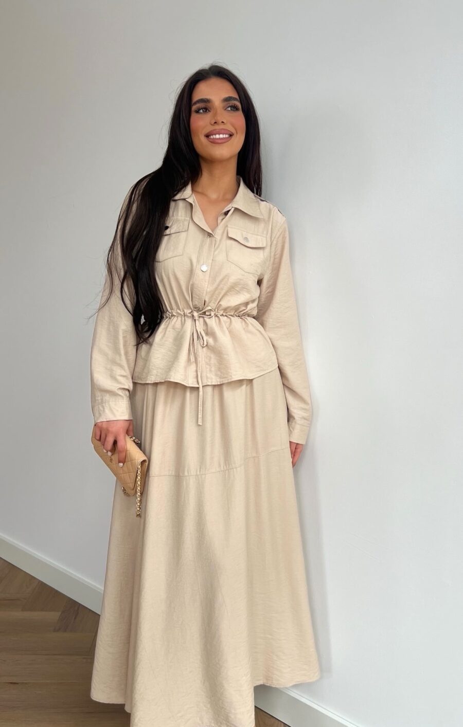 Jana skirt set beige