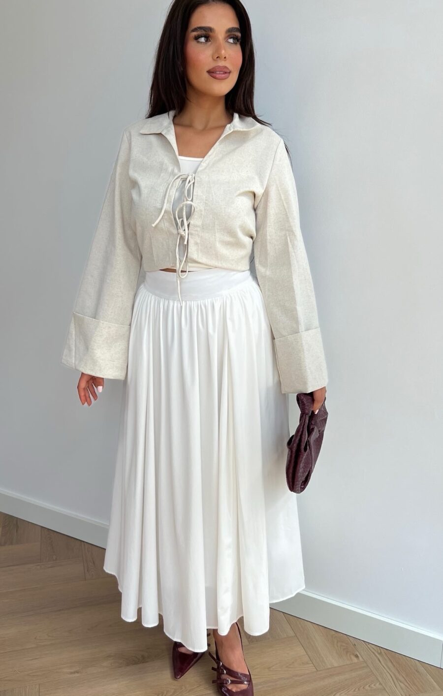 Luna skirt white