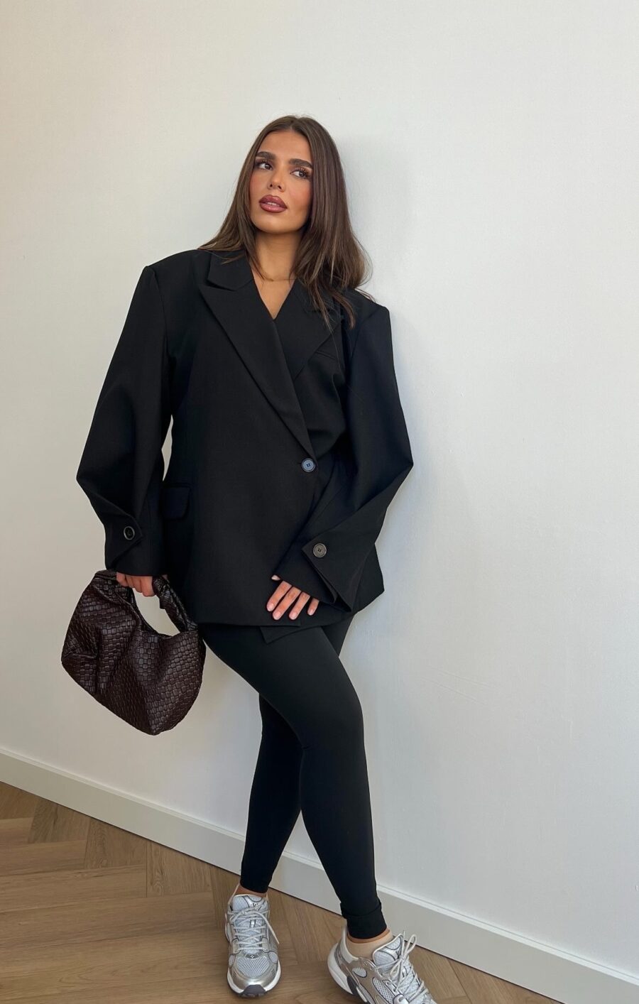 Black oversized blazer