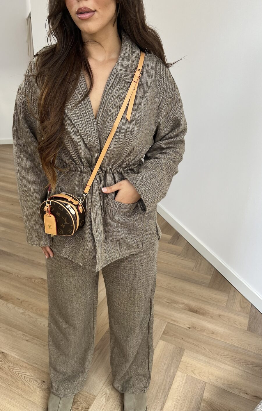 Fitted blazer set