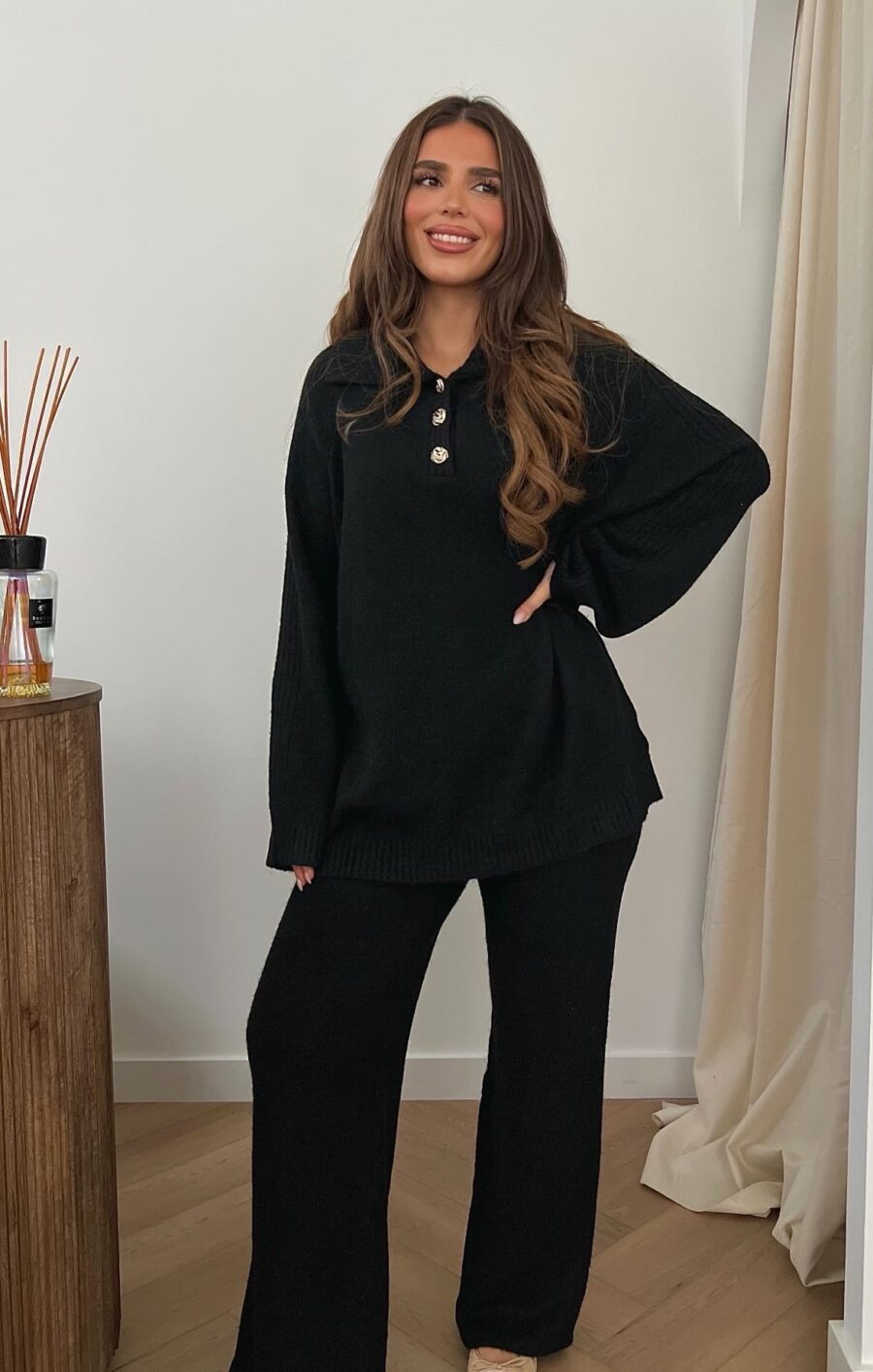 Chelisa co-ord set black