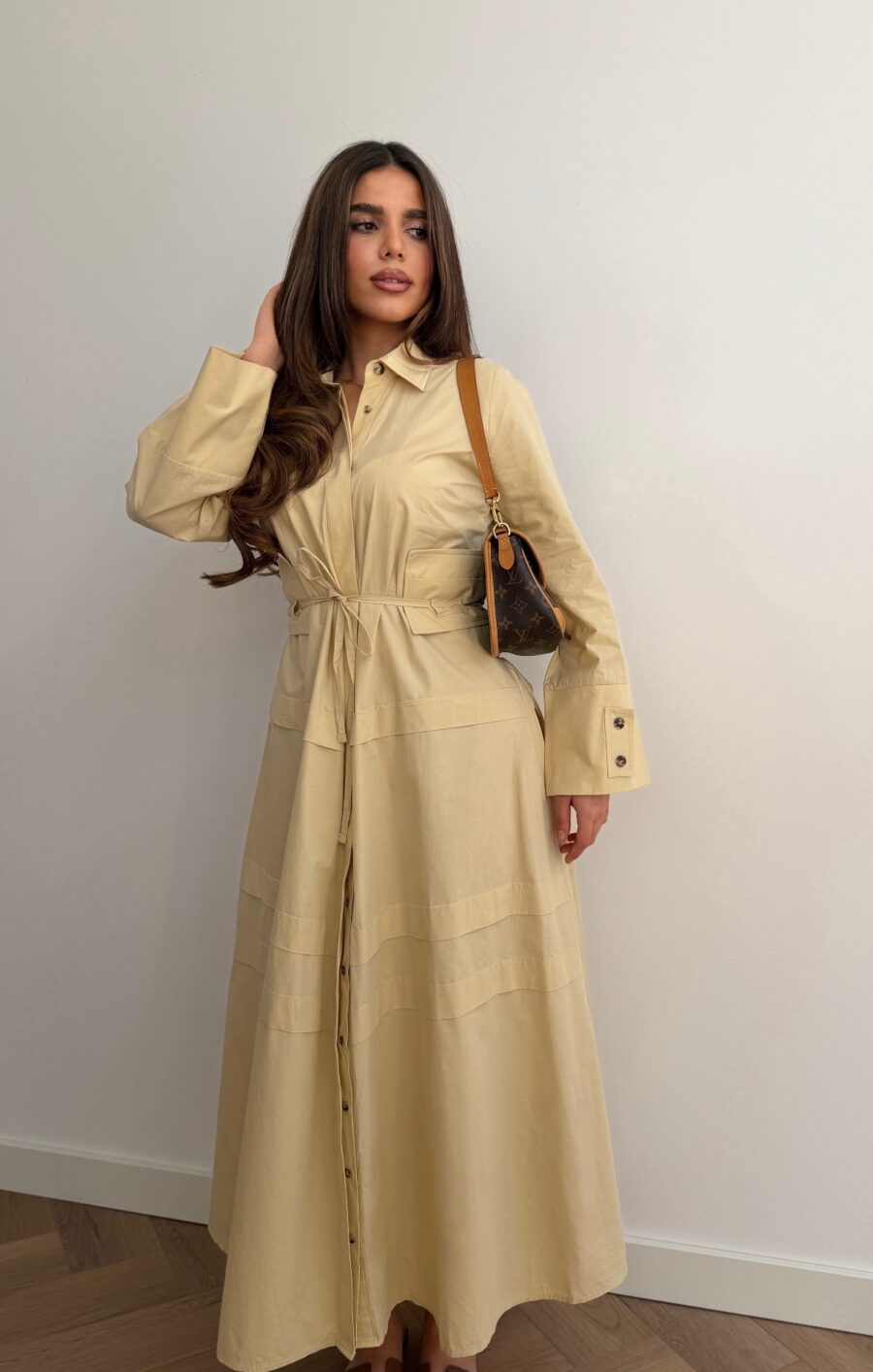 Popeline dress butteryellow PRE-ORDER