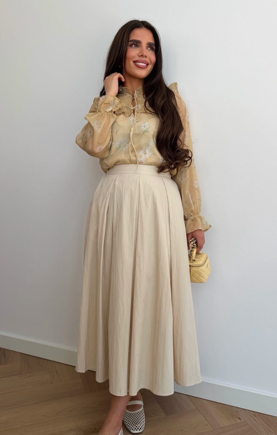 Skirt beige