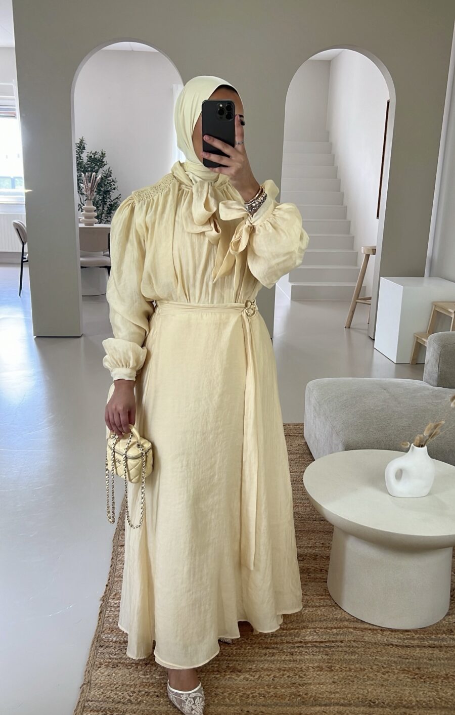 Aurea skirt set butteryellow