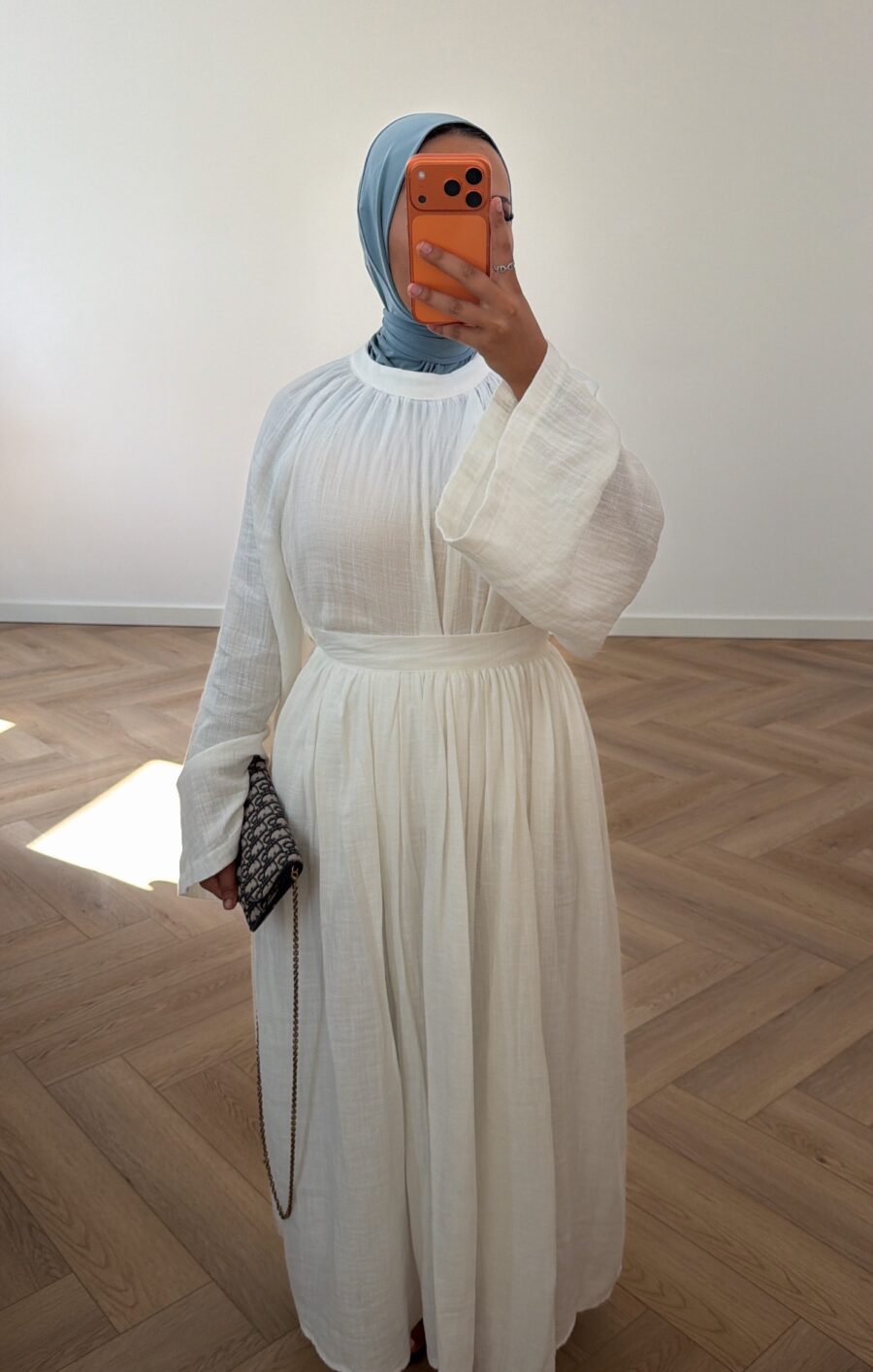 Mousseline skirt set white (ROK VALT KLEIN)