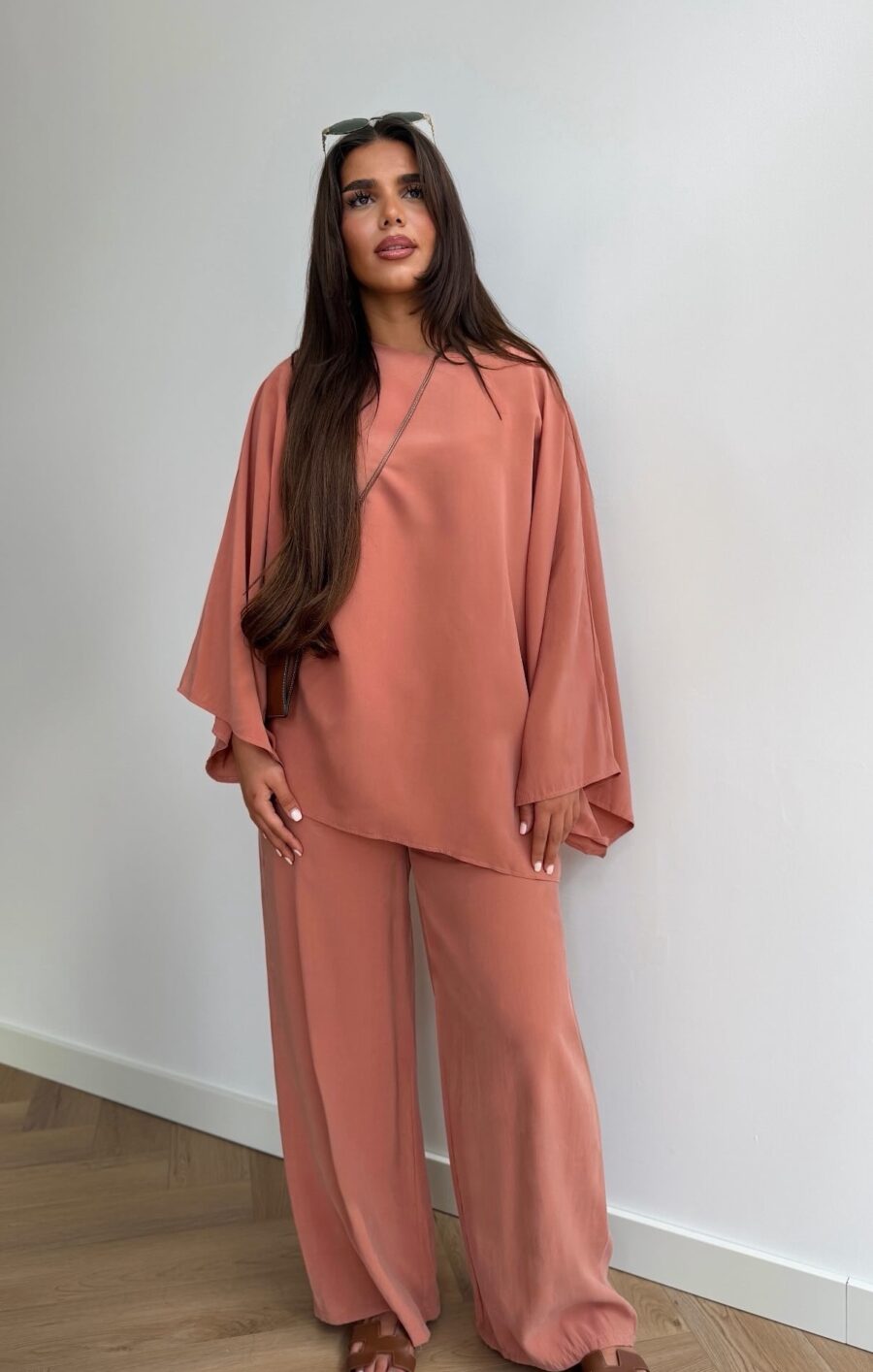 Cape co-ord set coral