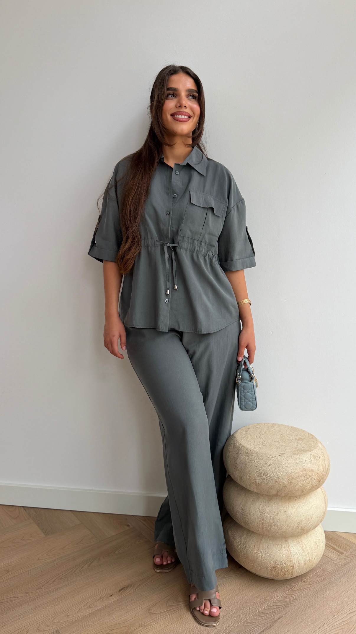 Co-ord set smokegreen