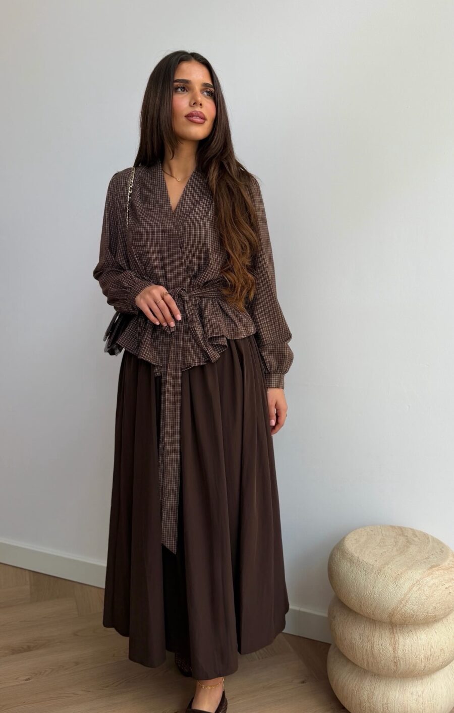 Luna skirt brown